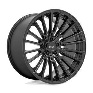 Niche M250 PREMIO Matte Black 22x10 +30 5x120mm 72.6mm - Wheelwiz