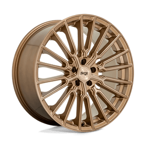 Niche M264 PREMIO Bronze Brushed 22x10 +30 5x120mm 74.1mm - Wheelwiz