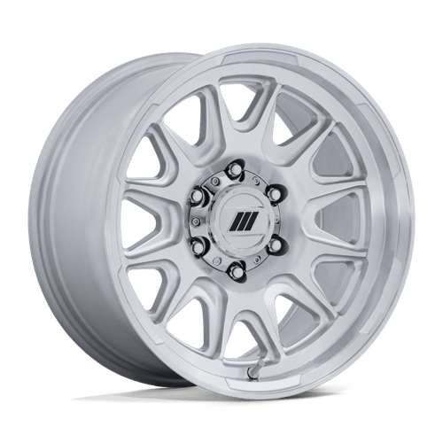 Pro Comp Alloys PA200 PULSE Gloss Silver W/ Machined Face 17x8.5 0 6x114.3mm 66.1mm