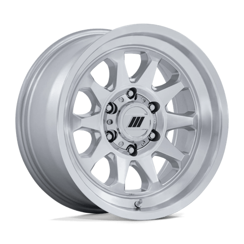 Pro Comp Alloys PA203 BEACON Gloss Silver W/ Machined Face 17x8.5 0 6x139.7mm 106.1mm