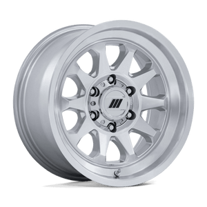 Pro Comp Alloys PA203 BEACON Gloss Silver W/ Machined Face 17x8.5 0 6x114.3mm 66.1mm