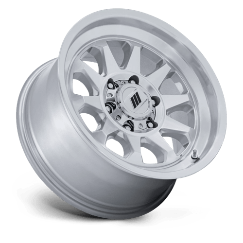 Pro Comp Alloys PA203 BEACON Gloss Silver W/ Machined Face 17x8.5 0 6x114.3mm 66.1mm