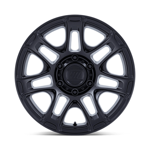 Pro Comp Alloys PA204 ROUGHNECK Matte Black 17x8 +20 5x127mm 71.5mm