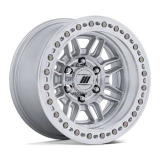 Pro Comp Alloys PA208 EQUALIZER BL Gloss Silver W/ Machined Face 17x9 -38 8x165.1mm 125.1mm
