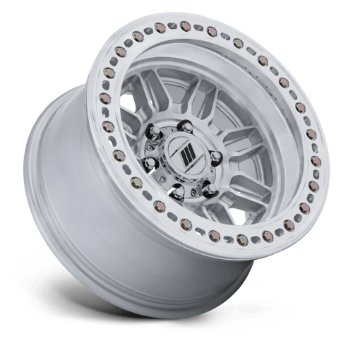 Pro Comp Alloys PA208 EQUALIZER BL Gloss Silver W/ Machined Face 17x9 +1 6x139.7mm 108mm - Wheelwiz