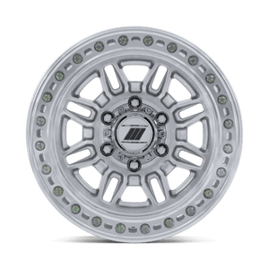 Pro Comp Alloys PA208 EQUALIZER BL Gloss Silver W/ Machined Face 17x9 +1 5x127mm 71.5mm - Wheelwiz