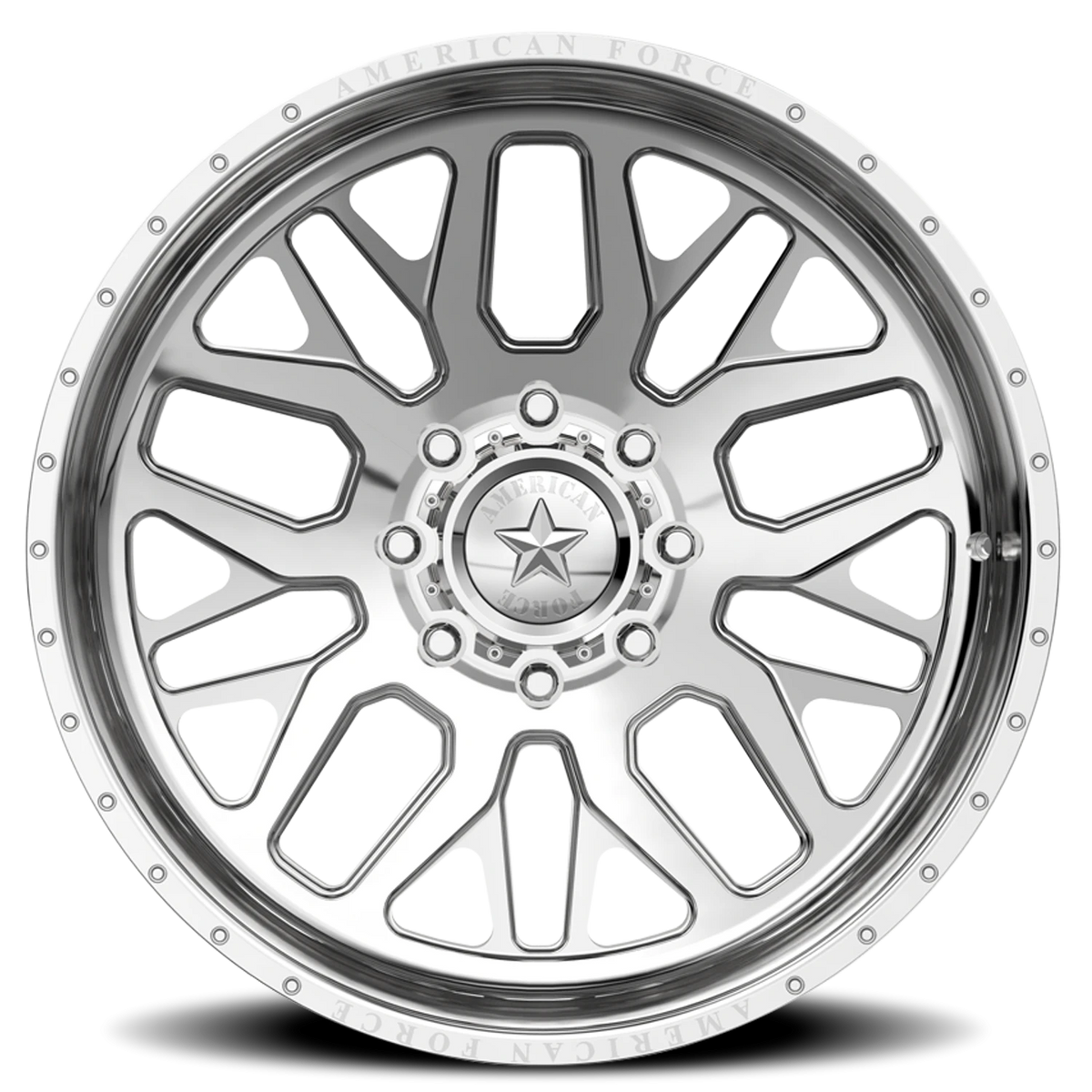 American Force CK18 Panic CC Polished 22x12 -55 5x127mm 71.5mm - Wheelwiz