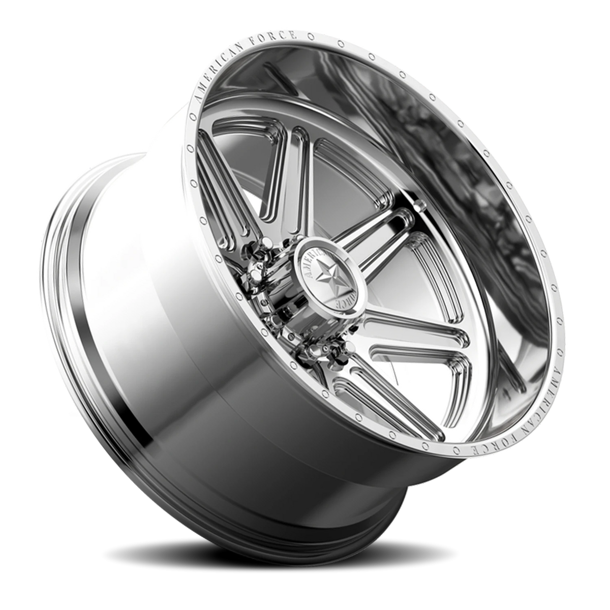 American Force CK06 Peak CC Polished 24x14 -90 5x150mm 110mm - Wheelwiz