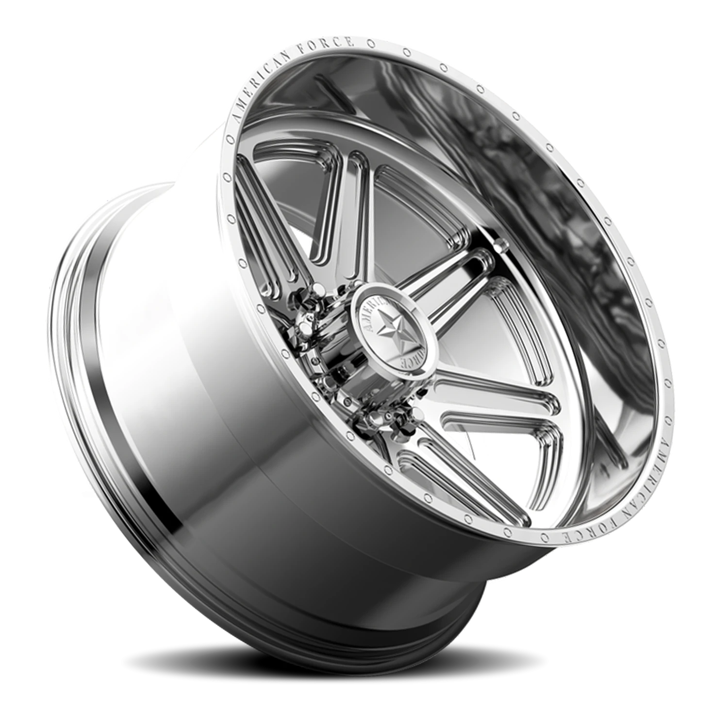American Force CK06 Peak CC Polished 22x12 -55 8x180mm 124mm - Wheelwiz
