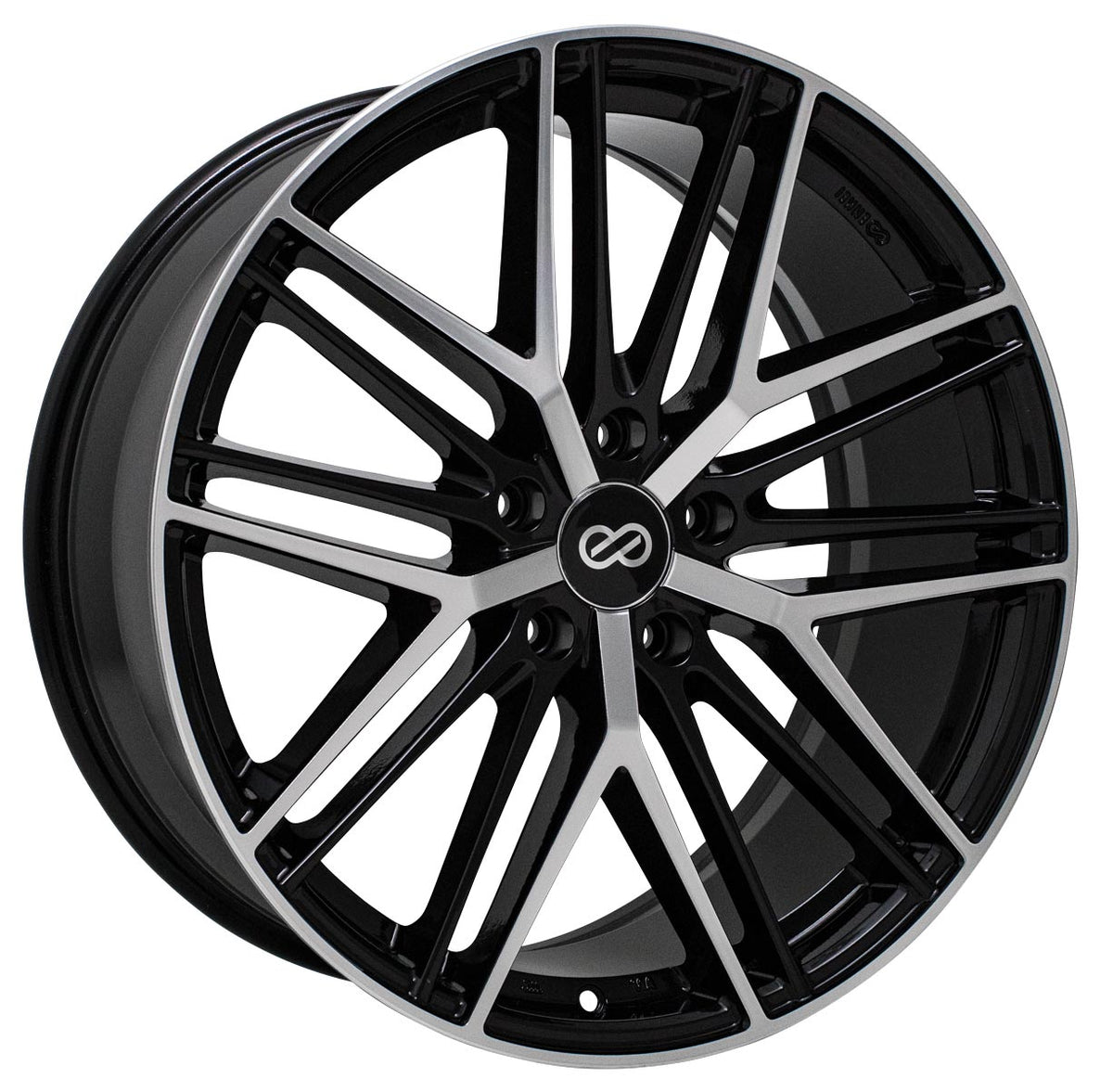 Enkei PHANTOM Black Machined 20x8.5 +40 5x120mm 72.6mm - WheelWiz