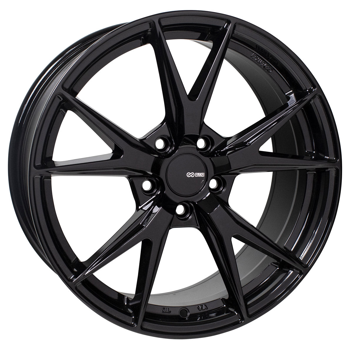 Enkei PHOENIX Gloss Black 18x8 +35 5x120mm 72.6mm - WheelWiz