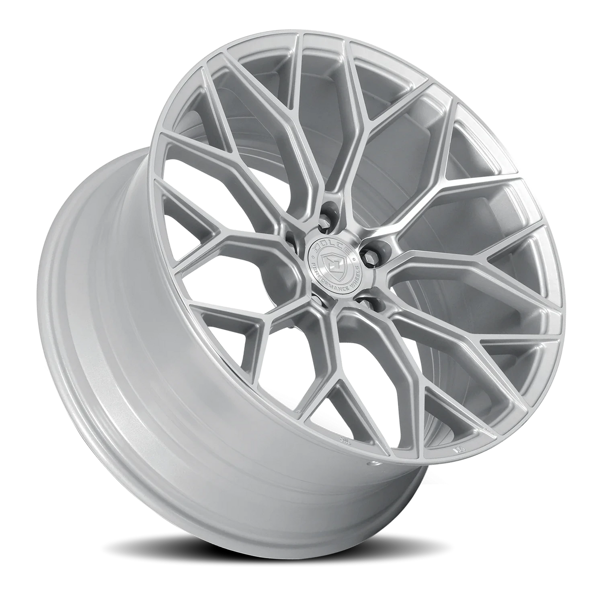 Dolce Performance Pista Gloss Silver W/ Machined Face 18x8.5 +35 5x112mm 66.56mm
