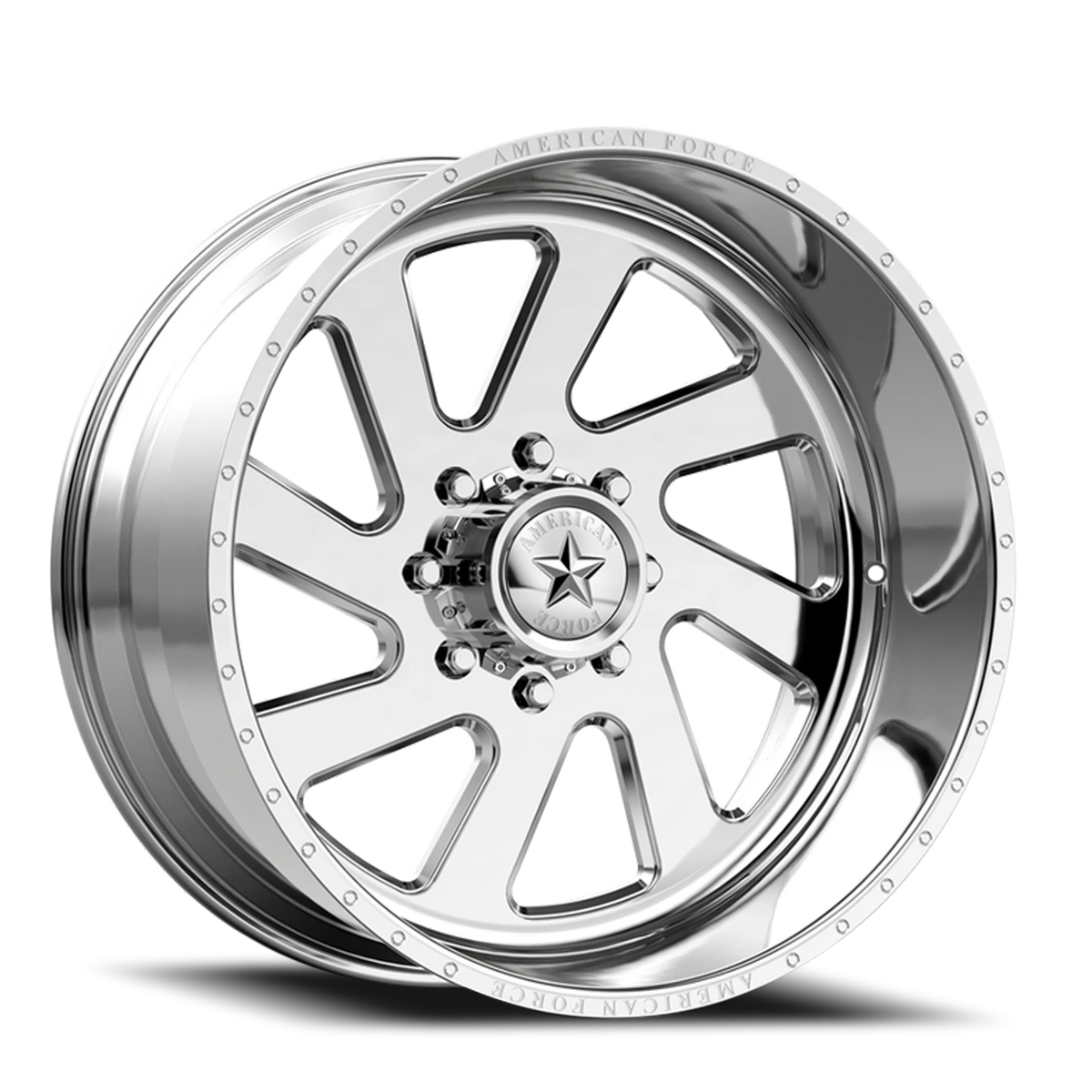 American Force F29 Power SS Polished 22x16 -101 5x139.7mm 77.8mm - Wheelwiz