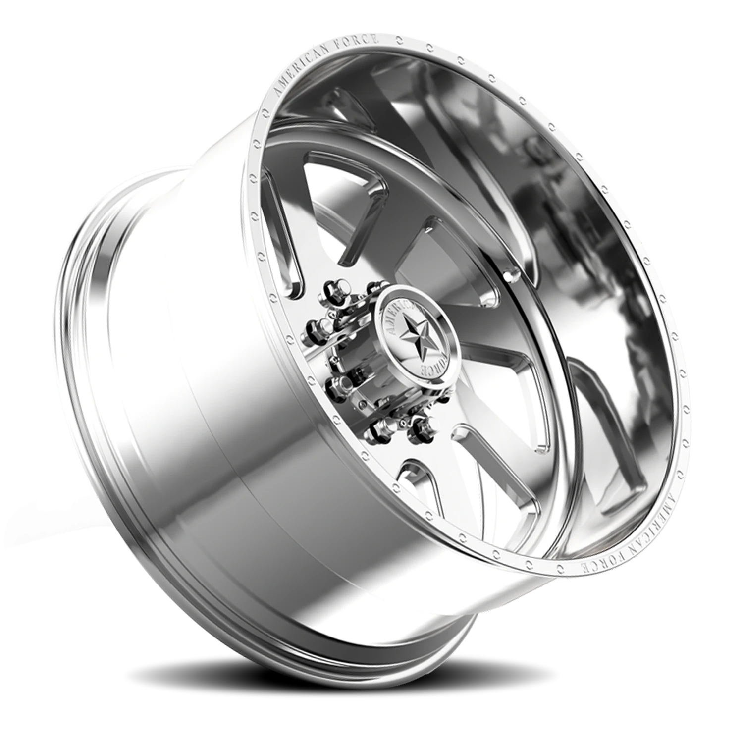 American Force F29 Power SS Polished 24x14 -73 5x114.3mm 70.5mm - Wheelwiz