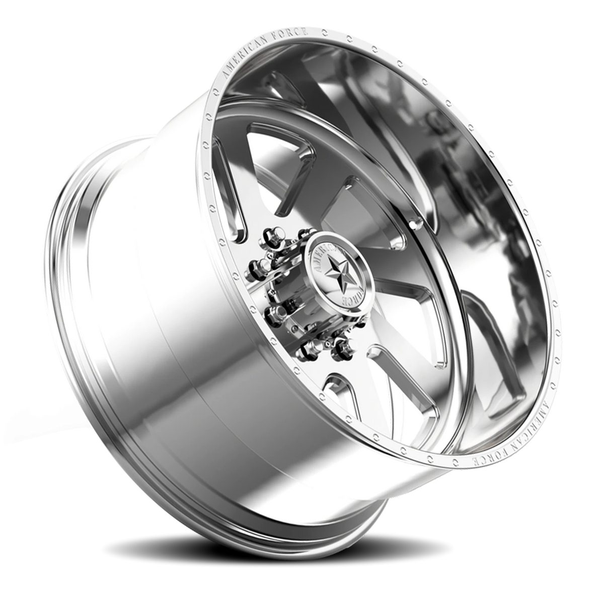 American Force F29 Power SS Polished 20x14 -73 6x114.3mm 66.1mm - Wheelwiz