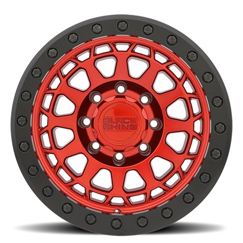 Black Rhino PRIMM BEADLOCK Candy Red W/ Black Ring 17x8.5 -38 8x165.1mm 125.1mm - Wheelwiz