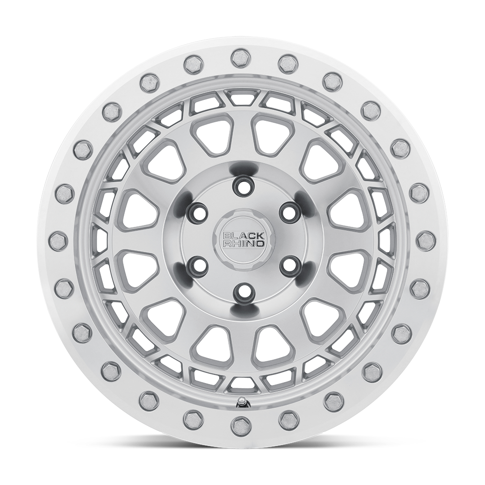 Black Rhino PRIMM BEADLOCK Silver W/ Mirror Face Mach Rg 17x8.5 -30 6x139.7mm 112.1mm - Wheelwiz