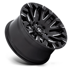 Fuel Offroad D828 QUAKE Gloss Black Milled 18x9 +1 6x139.7mm 106.1mm - Wheelwiz