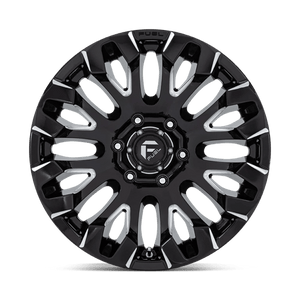 Fuel Offroad D828 QUAKE Gloss Black Milled 18x9 +1 6x139.7mm 106.1mm - Wheelwiz
