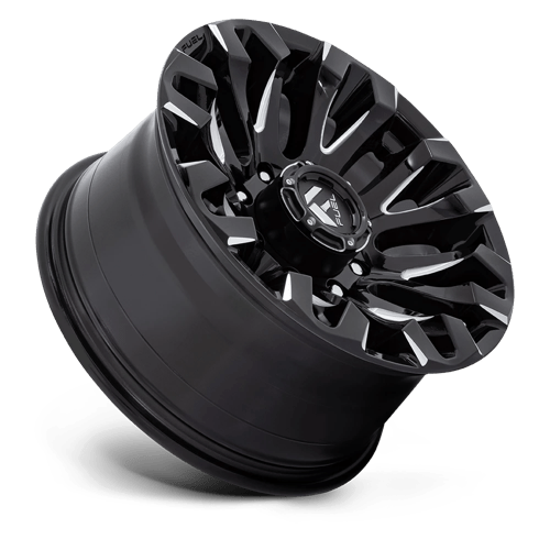 Fuel Offroad D828 QUAKE Gloss Black Milled 18x9 +1 8x170mm 125.1mm - Wheelwiz