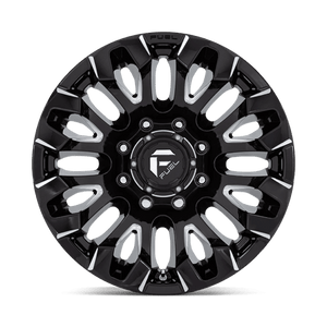 Fuel Offroad D828 QUAKE Gloss Black Milled 18x9 +1 8x165.1mm 125.1mm - Wheelwiz