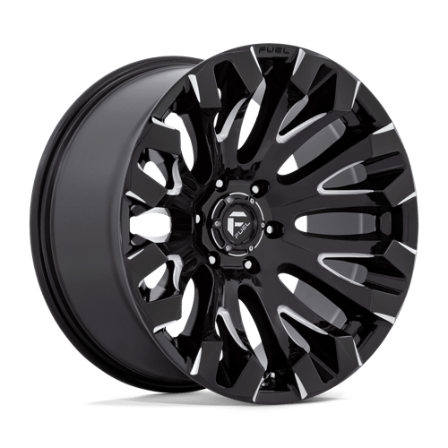 Fuel Offroad D828 QUAKE Gloss Black Milled 18x9 +1 5x139.7mm 78.1mm - Wheelwiz