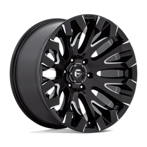 Fuel Offroad D828 QUAKE Gloss Black Milled 18x9 +1 5x127mm 71.5mm - Wheelwiz