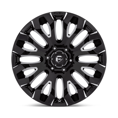 Fuel Offroad D828 QUAKE Gloss Black Milled 18x9 +1 5x139.7mm 78.1mm - Wheelwiz
