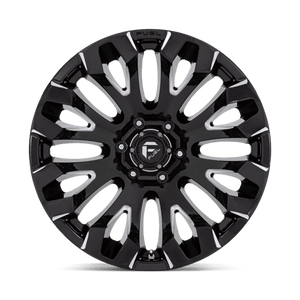 Fuel Offroad D828 QUAKE Gloss Black Milled 18x9 +1 5x139.7mm 78.1mm - Wheelwiz