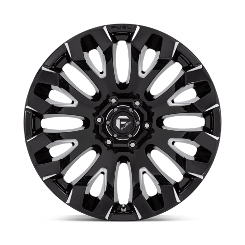 Fuel Offroad D828 QUAKE Gloss Black Milled 20x10 -18 6x139.7mm 106.1mm - Wheelwiz