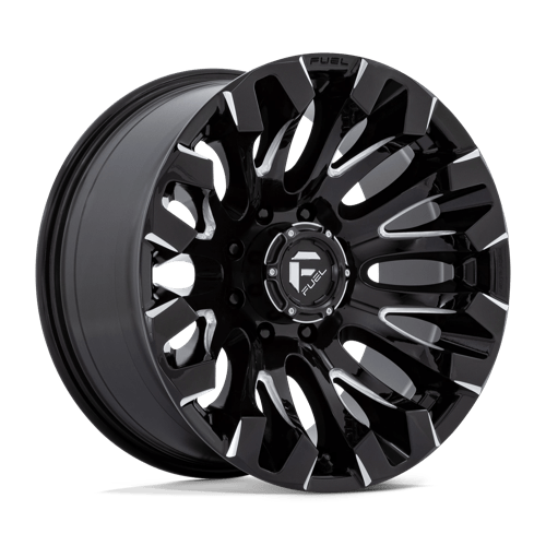 Fuel Offroad D828 QUAKE Gloss Black Milled 20x10 -18 8x165.1mm 125.1mm - Wheelwiz