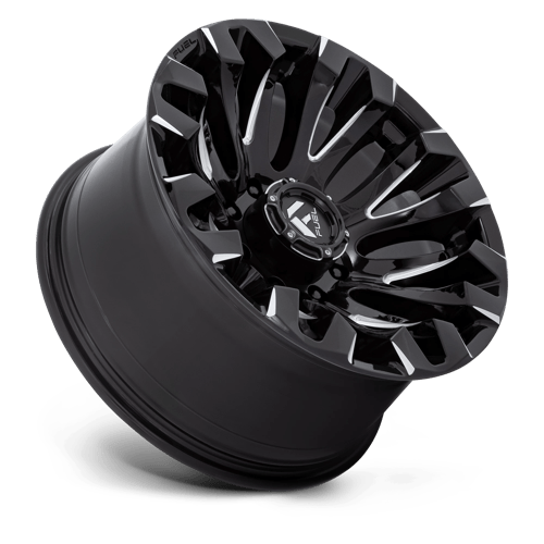 Fuel Offroad D828 QUAKE Gloss Black Milled 20x10 -18 8x165.1mm 125.1mm - Wheelwiz