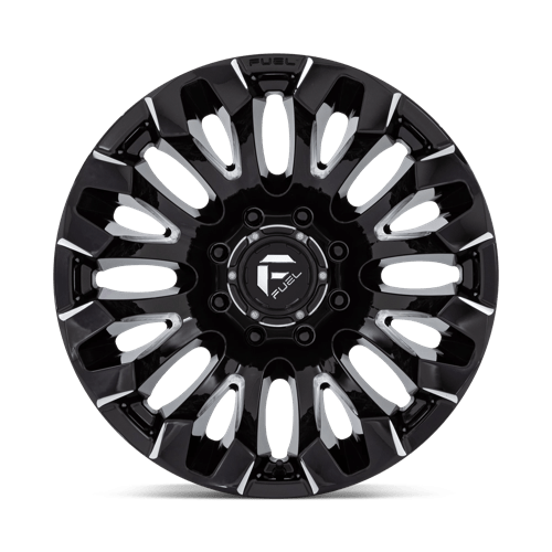 Fuel Offroad D828 QUAKE Gloss Black Milled 20x10 -18 8x170mm 125.1mm - Wheelwiz