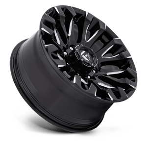 Fuel Offroad D828 QUAKE Gloss Black Milled 20x9 +1 8x165.1mm 125.1mm - Wheelwiz