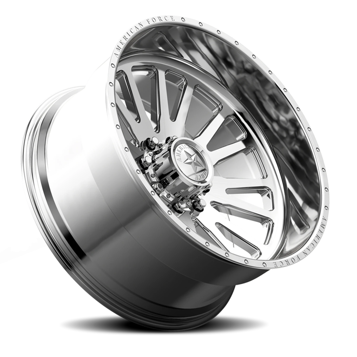 American Force CK10 Quantum CC Polished 24x14 -90 5x114.3mm 71.5mm - Wheelwiz