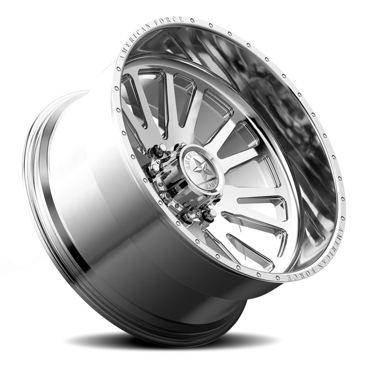 American Force CK10 Quantum CC Polished 22x14 -90 8x180mm 124mm - Wheelwiz