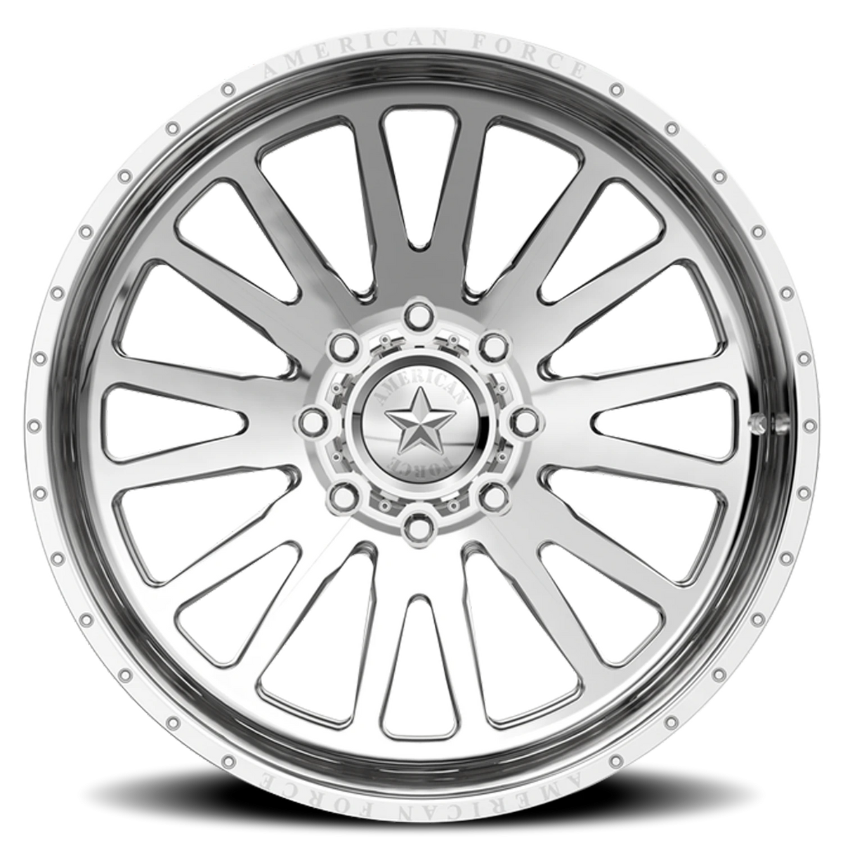 American Force CK10 Quantum CC Polished 26x14 -90 8x165.1mm 117mm - Wheelwiz