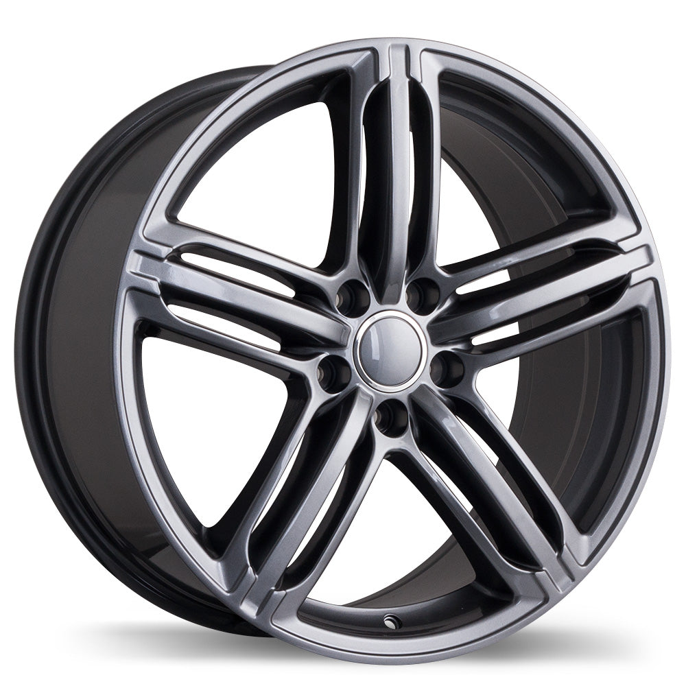 Replika R133A Gloss Gunmetal 17x8 +35 5x112mm 66.5mm