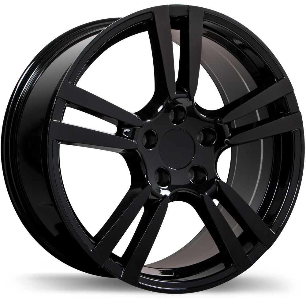 Replika R140A Gloss Black 20x9.5 +55 5x130mm 71.6mm