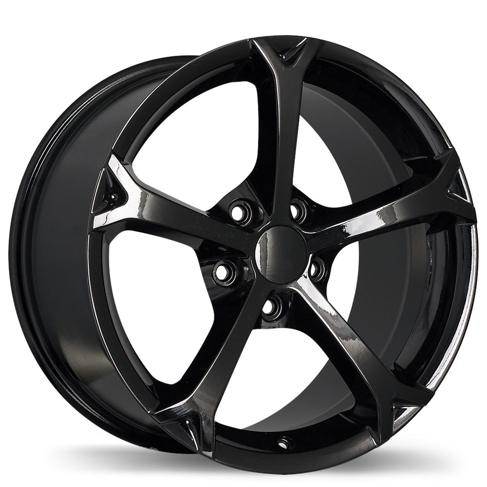Replika R147 Gloss Black 19x10 +56 5x120.65mm 70.3mm