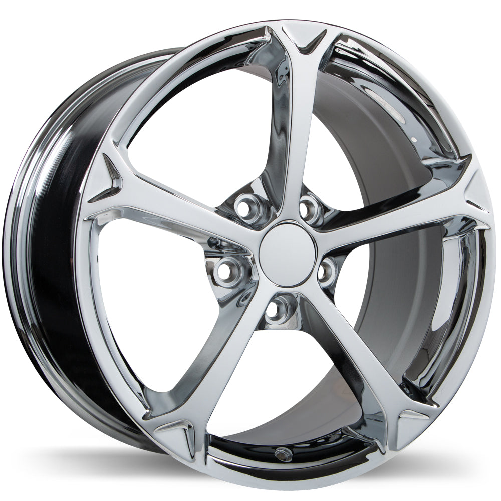 Replika R147 Chrome 19x10 +79 5x120.65mm 70.3mm - Wheelwiz