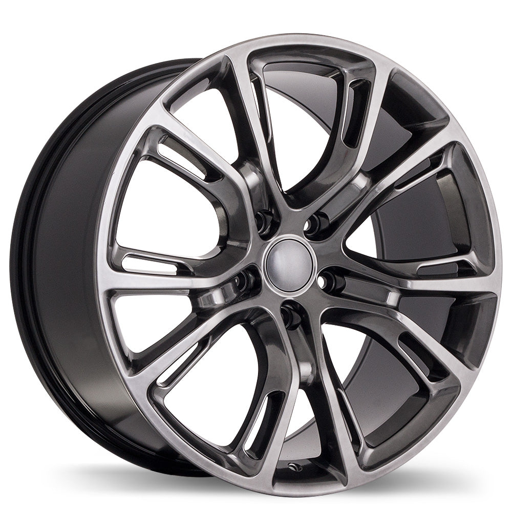 Replika R148B Dark Hyper Silver 20x10 +50 5x127mm 71.5mm - Wheelwiz