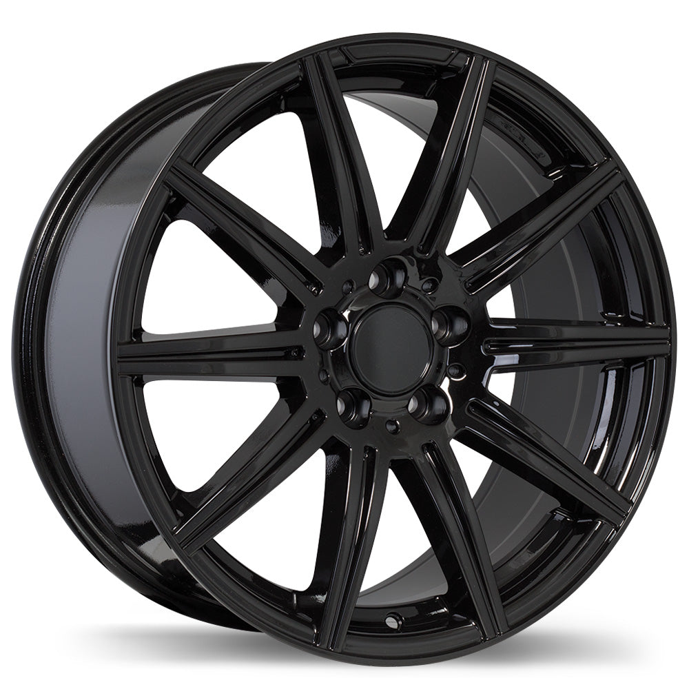 Replika R157 Gloss Black 19x8.5 +32 5x112mm 66.5mm