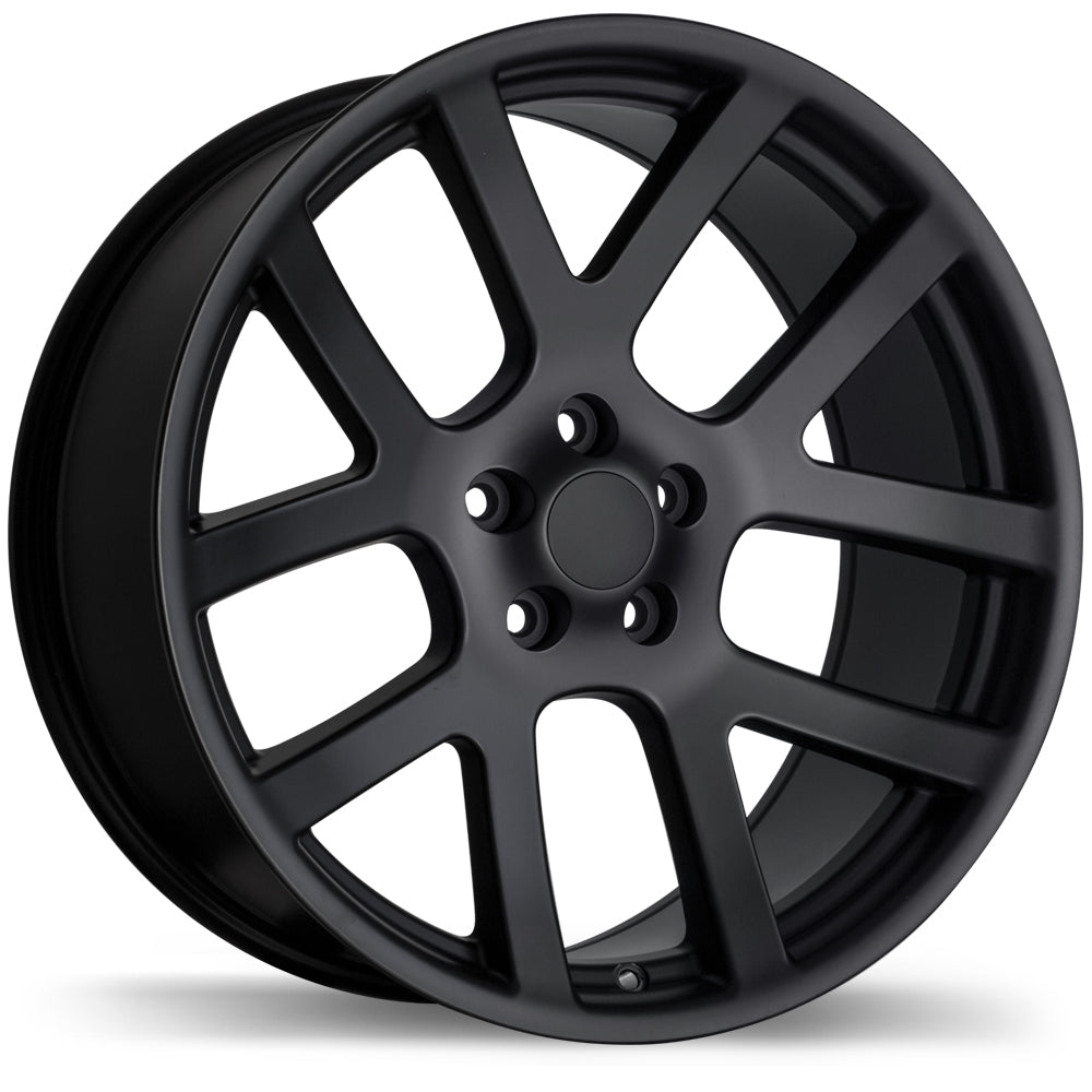 Replika R161A Matte Black 22x9 +18 5x115mm 71.5mm