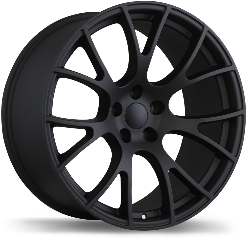 Replika R179A Matte Black 20x9.5 +18 5x115mm 71.5mm - Wheelwiz