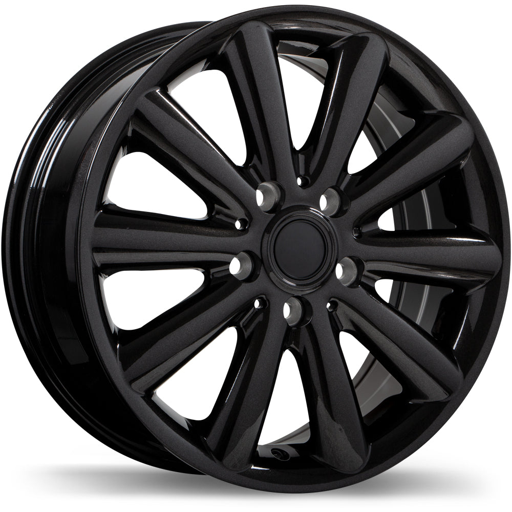 Replika R181 Titanium Black 16x6.5 +54 5x112mm 66.6mm - Wheelwiz