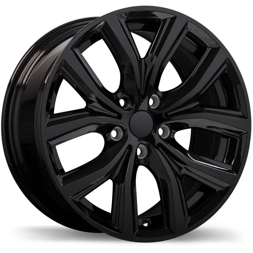 Replika R194 Gloss Black 18x8 +47 5x112mm 66.6mm - Wheelwiz