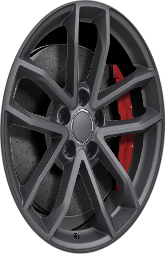 Replika R199 Matte Gunmetal 19x8.5 +35 5x112mm 66.5mm