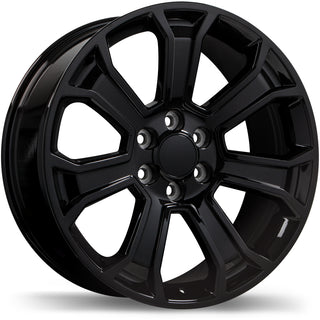 Replika R204 Gloss Black 20x9 +24 6x139.7mm 78.1mm