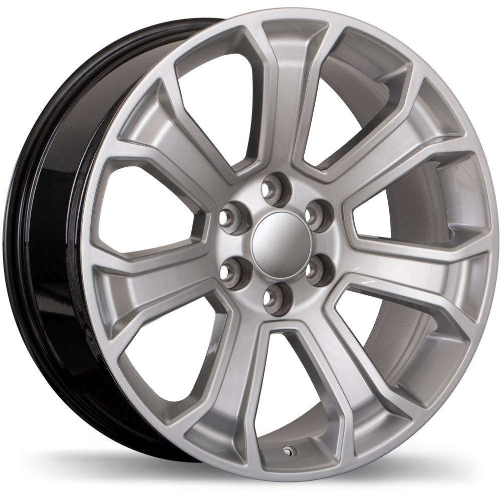 Replika R204 Hyper Silver 20x9 +24 6x139.7mm 78.1mm